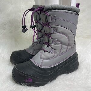 The North Face Youth Alpenglow IV Winter Waterproof Snow Boots Sz 5